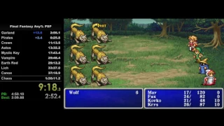 Final Fantasy 1 Speedrun [PSP] (1:26:29)