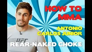 Antonio Carlos Junior or 'Cara de Sapato' (Shoeface) shows the technique behind his rear-naked choke