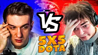 ЭВЕЛОН ПРОТИВ РОСТИКА DOTA 2 ШОУ МАТЧ 5 НА 5