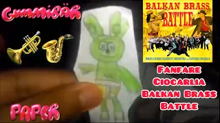 The Gummy Bear Long Fanfare Ciocarlia Balkan Brass Battle 🎺🎷 Paper Mode