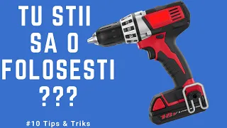 10 Secrete Pentru Folosirea Bormasinii Masinii De Gaurit Si Insurubat Tutorial