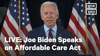 Former VP Biden Delivers Remarks on His Health Care Platform | LIVE | NowThis