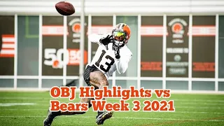 Odell Beckham JR Full Highlights vs Bears (NFL Week 3 2021)