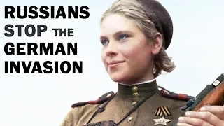 Russians Stop the German Invasion of the Soviet Union | World War 2 Newsreel | 1941