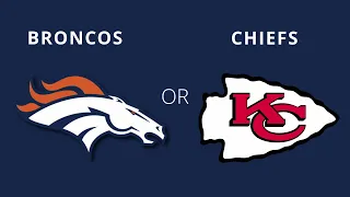 Which Team in the AFC West Is Better, the Denver Broncos or the Kansas City Chiefs?