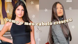 O QUE EU FIZ PARA O MEU CABELO CRESCER TANTO | projeto rapunzel 2020