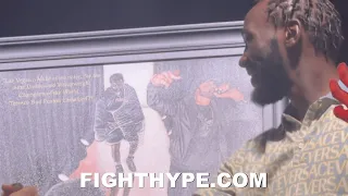 TERENCE CRAWFORD GETS SICK PAINTING TO HONOR SPENCE BEATING & EMINEM RINGWALK