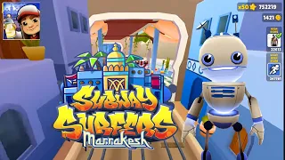 Subway Surfers World Tour |Seasonal  Marrakesh - Tagbot wearing the Space Outfit.- update