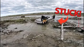 Shallow water, JUMPS and getting stuck MINI JETBOATING! | Waitaki River NZ