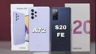 Samsung Galaxy A72 vs S20 FE comparativa en español ¿Cual COMPRAR?