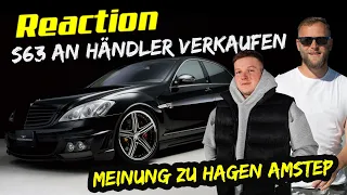 Mercedes S63 AMG (fast) verschenkt ? | Autohändler reagiert auf Hagen Amstep | Erfahrung mit WKDA