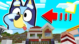 BLUEY SE CONVIERTE EN GIGANTE EN MINECRAFT