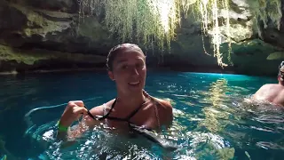 This is the CRAZIEST spring we've EVER found! Swimming inside a cave is AMAZING! Devils Den