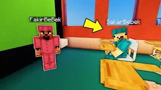 FAKİR VE SAKAR OKULA BAŞLIYOR !! 😱 - Minecraft