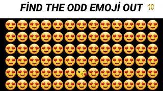 HOW GOOD ARE YOUR EYES #12 l Find The Odd Emoji Out l Emoji Puzzle Quiz