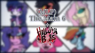 (MLP/HB) The Main Six + Helluva Boss