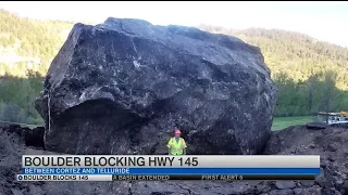 Massive rock slide closes Highway 145 indefinitely