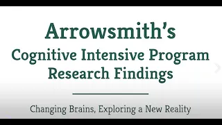 Cognitive Intensive Program: Research Findings