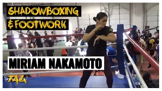 Miriam Nakamoto at Level Up Boxing – Light Shadowboxing and Footwork