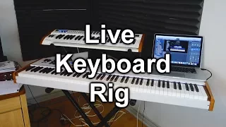 Tour of My Keyboard Live Rig (Mainstage 3, Arturia Keylab 88, Macbook Pro)