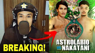 🔥BREAKING: Vincent Astrolabio vs Junto Nakatani - WBC Bantamweight Fight NAMUMURO sa September?