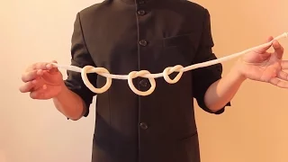 Three knots | Perfect Rope Magic Trick Tutorial