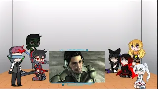 RWBY + 3 reacts to MGRR Jetstream Sam vs MG Ray