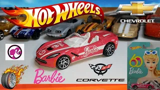 Custom Hot Wheels 14 Corvette Stingray HW Barbie 60