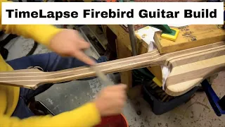 Time Lapse Firebird Guitar Build - Multi-laminate neck through with a Chris-Craft Vibe