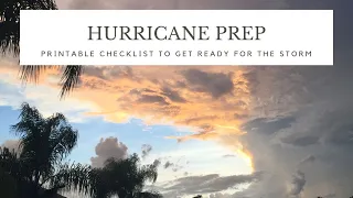 Hurricane Preparation for Hurricane Ian Vlog  |  Checklist  |  Emergency food and menu