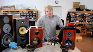 Upgrading Vintage Speakers, Bowers and Wilkins and LSA!