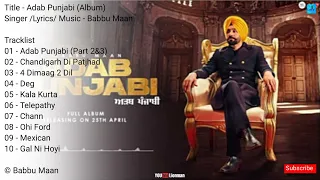 Babbu maan status | Adab Punjabi 2 full Album | Babbu maan new song Status | Babbu maan song Status