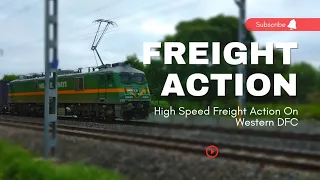 BACK TO BACK High Speed WAG 9 Action On Western DFC | 100kmph WAG 9 Action On WDFC | Rail Gaadi