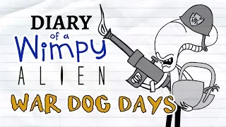 Diary of a Wimpy Alien 3 WAR DOG DAYS (Wimpy Kid / Alien / Predator Parody)