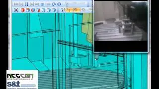 NCG CAM v10 - Demonstrating 5-axis Machine Tool Simulation.