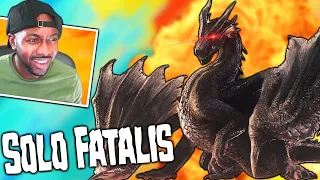 MHW Iceborne ∙ How To Beat Fatalis Solo (First Clear) - Meta Dragon Longsword Build
