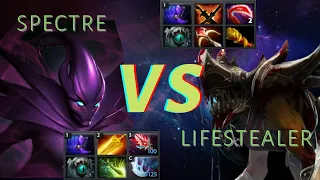 Who Wins? | Spectre vs Lifestealer | 1 vs 1 | Dota 2 | 7.32b