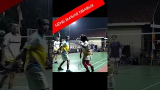 Serem Juga Di Kejar Neng Mawar #nengmawar #badmintonfun #sports