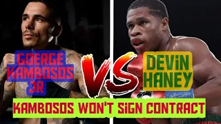 Goerge Kambosos REFUSES TO SIGN | #KambososvsHaney #Kambosos  #DevinHaney #Undisputed #marvelstadium