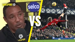 Paul Ince Controversially Claims Overhead Kicks Are About Luck After Garnacho's Goal vs Everton! ⚽️🤨