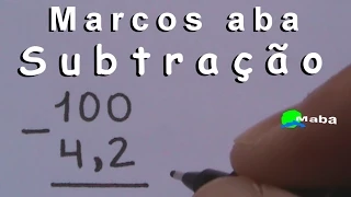 SUBTRAÇÃO DE NÚMEROS DECIMAIS  -  Aprenda a fazer conta de menos (Subtrair) - aula 02