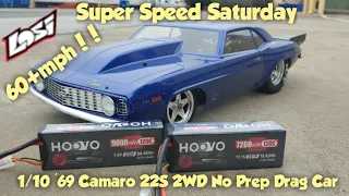 Super Speed Saturday - 1/10 '69 Camaro 22S 2WD No Prep Drag Car