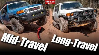 Long-Travel good for Rock Crawling? TOYOTA Long-Travel vs Mid-Travel - Off-road Comparison