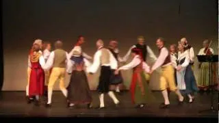 Swedish traditional folk dance: Åtta man engel / Pariserpolka / Jämtpolska