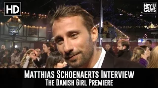 Matthias Schoenaerts Interview - The Danish Girl Premiere