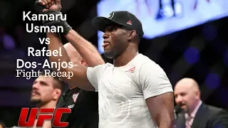 Rafeal Dos Anjosvs Kamaru Usman Fight Recap : UFC TUF28 Full HD