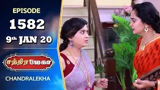CHANDRALEKHA Serial | Episode 1582 | 9th Jan 2020 | Shwetha | Dhanush | Nagasri | Arun | Shyam