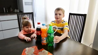 Желе из Колы, Фанты, Спрайта Опыт провалился Jelly Cola, Fanta, Sprite Еxperience failed