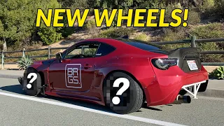 NEW WHEEL SET-UP FOR MY BOOSTED TOYOTA GT86!!
