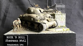 "Rock 'n Roll" Diorama M4A1 Sherman